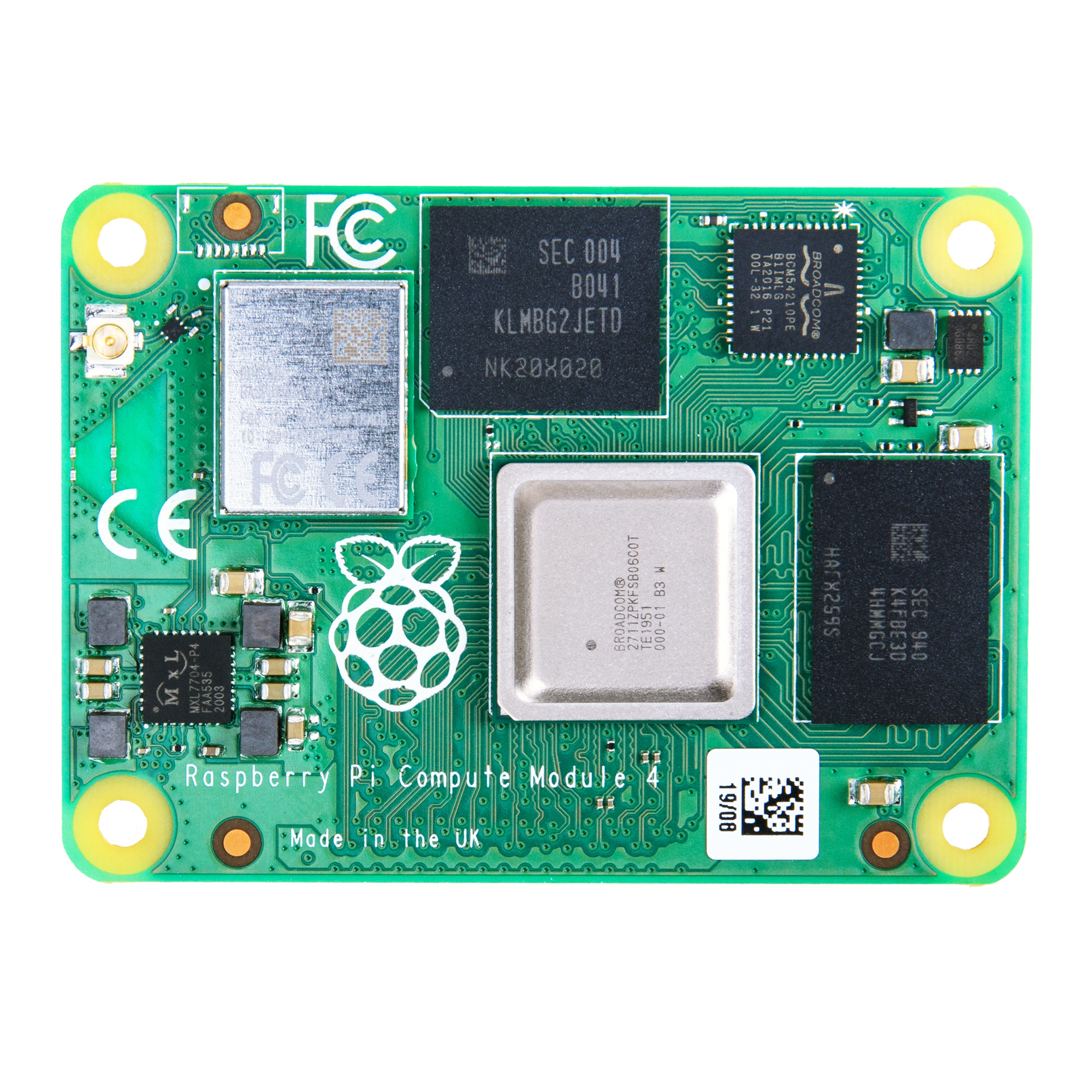 树莓派4代Raspberry Pi CM4计算模块 4g 8g双频wifi蓝牙核心板